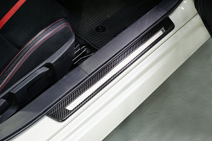 SUBARU BRZ【Type：ZD8】TOYOTA GR86 【Type：ZN8】Drycarbon door sill plate cover 2pcs/st731【for RHD&LHD】