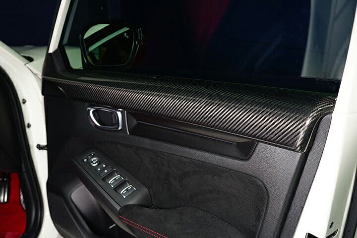 HONDA CIVIC/CIVIC Type R 【Type：FL】Drycarbon  Front door trim cover 2pcs /st769【for RHD&LHD】