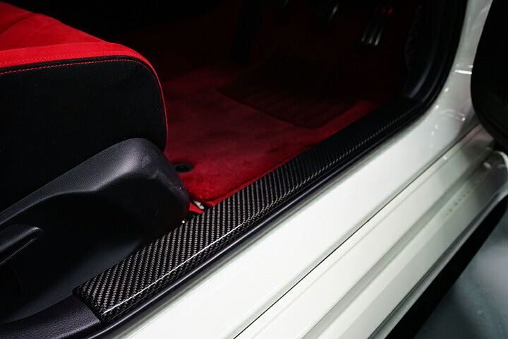 HONDA CIVIC/CIVIC Type R 【Type：FL】Drycarbon  Scuff plate cover 2pcs /st789【for RHD&LHD】